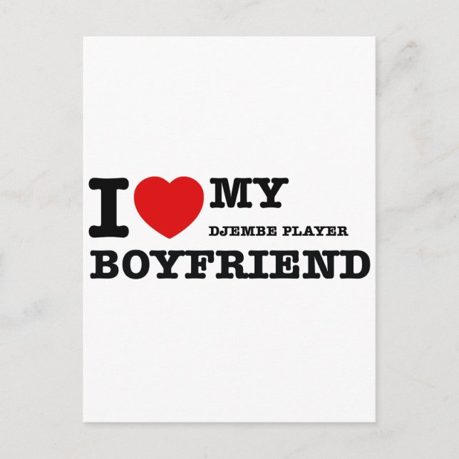 Djembe Player Boykompis DesigDesign Vykort (Framsida)