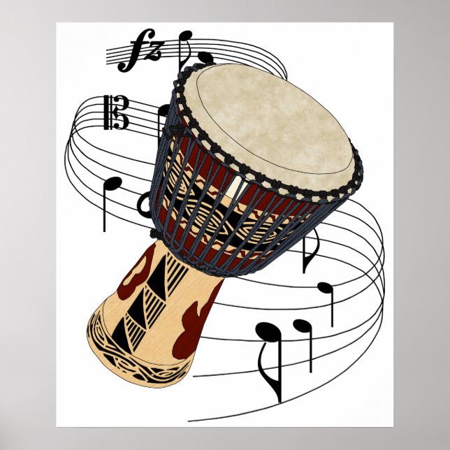 Djembe Poster (Framsidan)