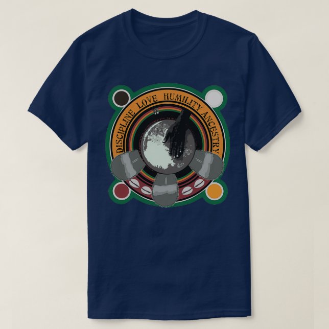 Djembe Vapensköld  T Shirt (Design framsida)
