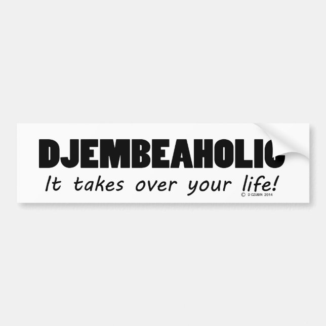 DjembeaholLife Bildekal (Framsidan)