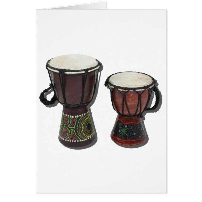 DjembeDrums081311 Hälsningskort (Framsidan)