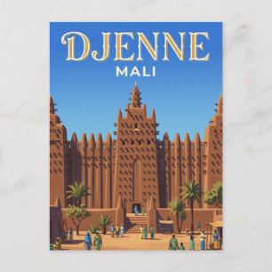 Djenné Gamla städer Mali Vykort
