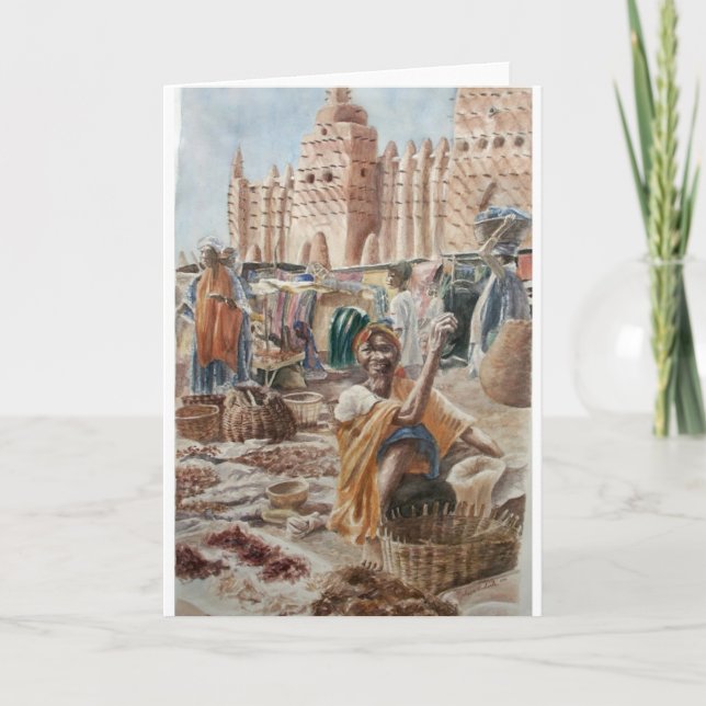 Djenne Marché Kort (Framsida)