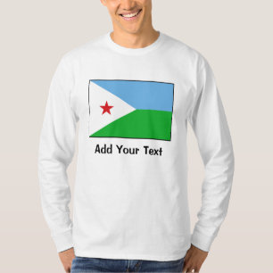 Djibouti - djiboutierflagga t-shirt