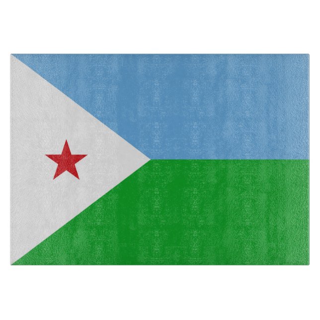 Djibouti flagga (Framsidan)