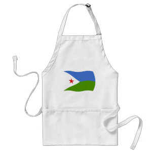 Djibouti Flagga Förkläde