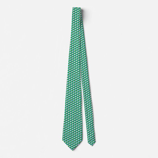 Djibouti Flagga Honeycomb Tie Slips (Framsida)