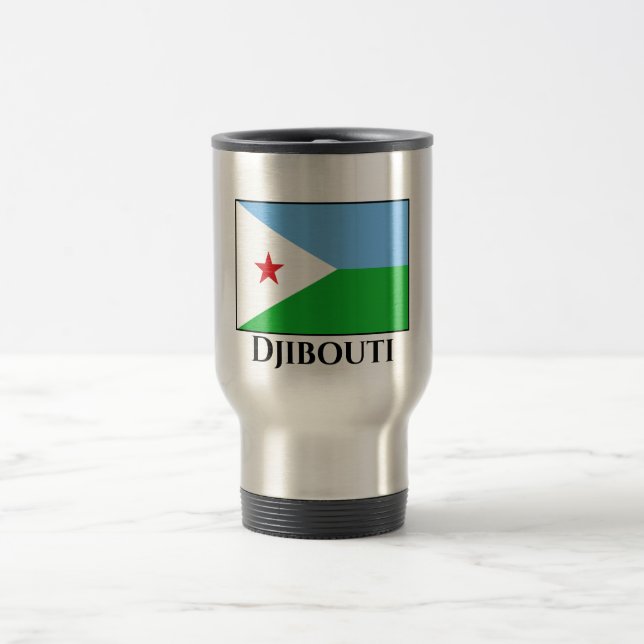 Djibouti Flagga Resemugg (Center)