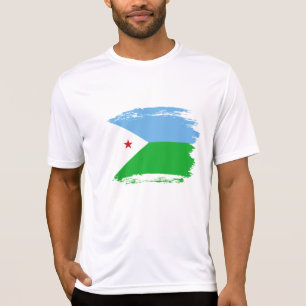 Djibouti flagga t shirt