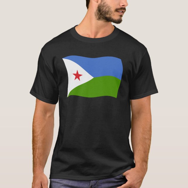 Djibouti Flagga Tröja (Framsida)