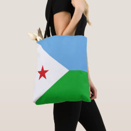 Djibouti flagga tygkasse