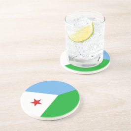 Djibouti flagga underlägg