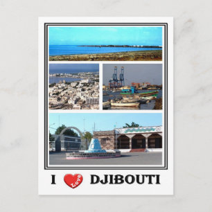 Djibouti - I Kärlek - Vykort