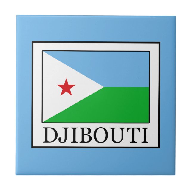 Djibouti Kakelplatta (Framsidan)