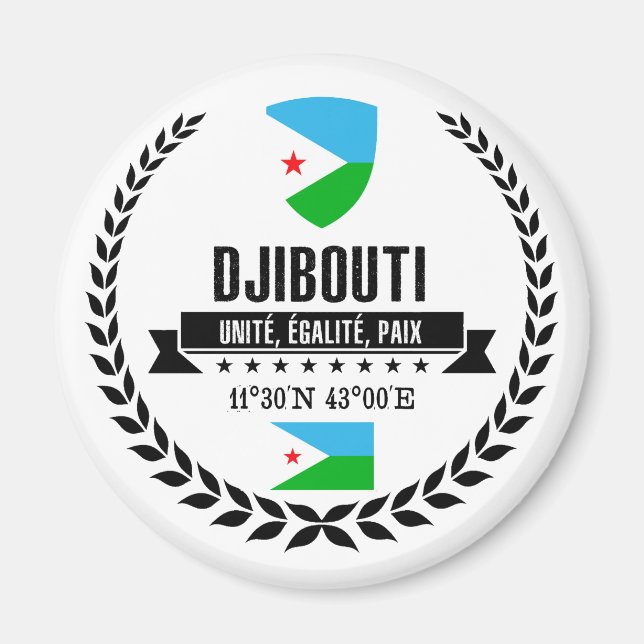 Djibouti Magnet (Framsidan)