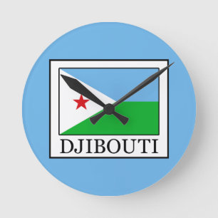 Djibouti Rund Klocka