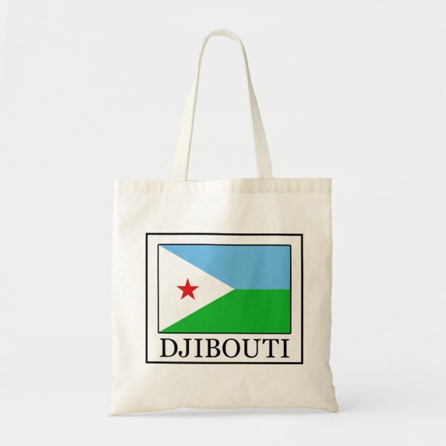 Djibouti tote bag tygkasse (Framsidan)