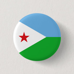 Djiboutian Flagga, Djibouti Flagga Knapp