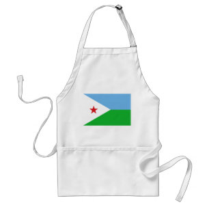 Djiboutis flagga förkläde