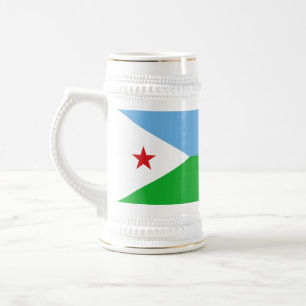 Djiboutis flagga sejdel
