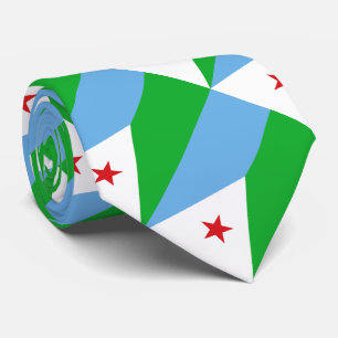 Djiboutis flagga slips