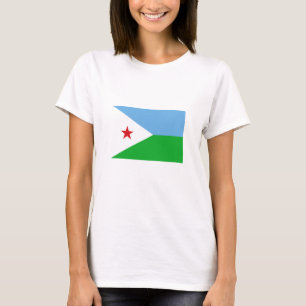 Djiboutis flagga t shirt