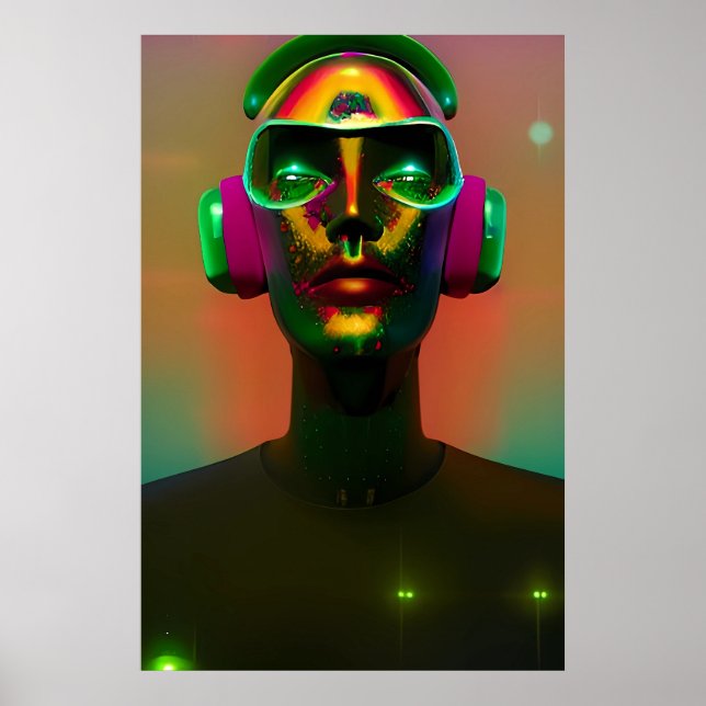 DJin'er mind Art Poster (Framsidan)