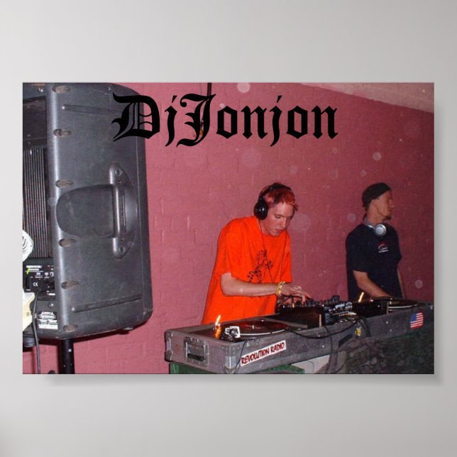 DjJonjon Poster (Framsidan)