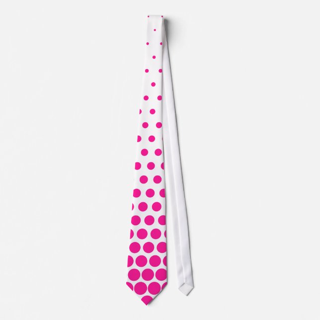 Djordb Rosa Prickig Modern Vit Slips (Framsida)