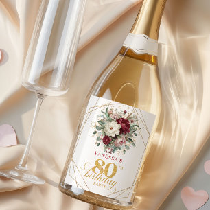 Djordigrått roséfärgat Burgunder Champagne för 80-