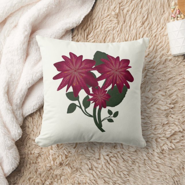 Djordjros blomsterdesign Matta Kudde (Filt)