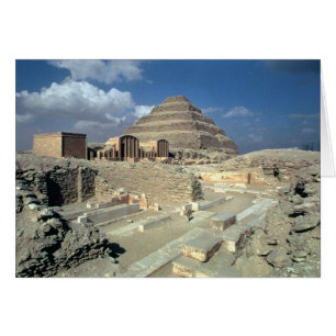 Djoser-komplex, inklusive Step Pyramid Hälsningskort