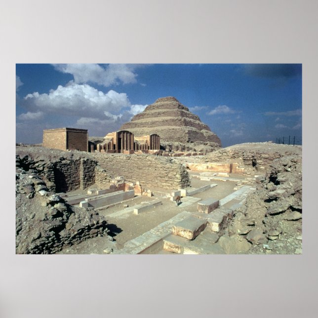 Djoser-komplex, inklusive Step Pyramid Poster (Framsidan)