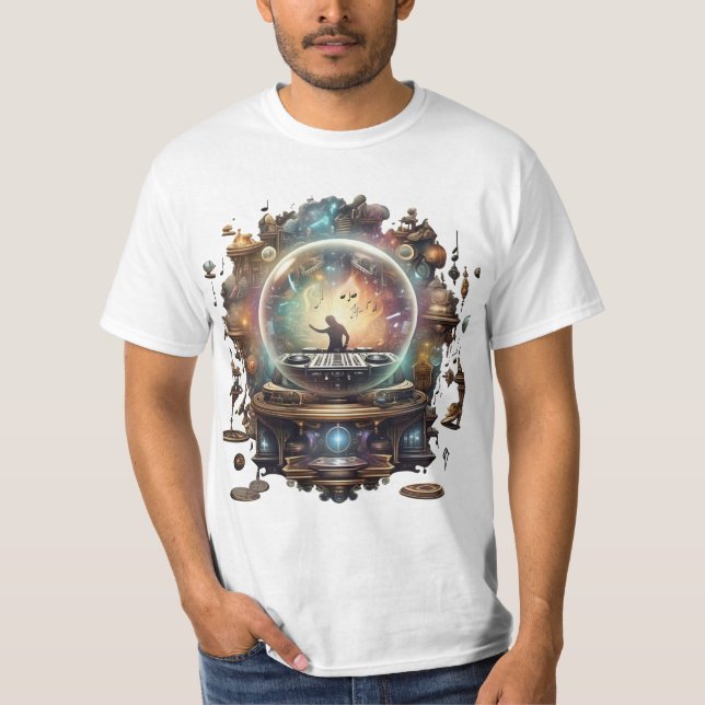 DJ's Crystal Vision - The Esence of Music T Shirt (Framsida)
