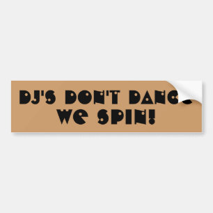 DJ's Dance we Spin Bildekal