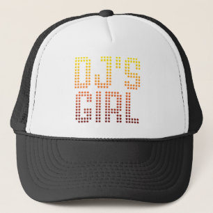 DJs flicka - DJing för diskjockeyflickvänfru mus Keps