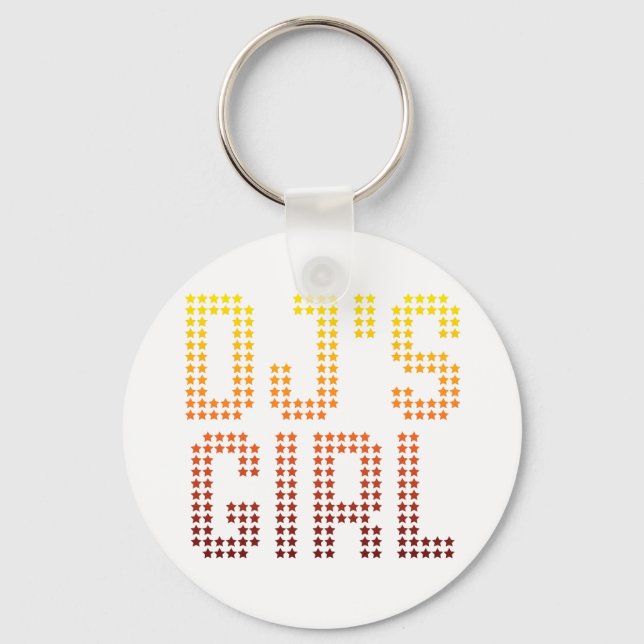 DJs Girl Nyckelring (Framsida)