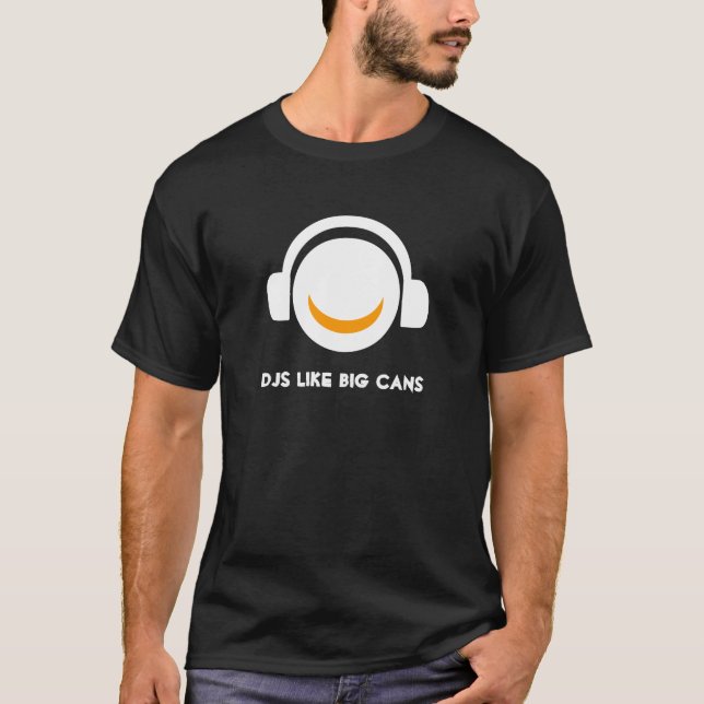 DJs lik stor "Cans" T-tröja T Shirt (Framsida)