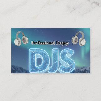 DJs professionell Visitkort