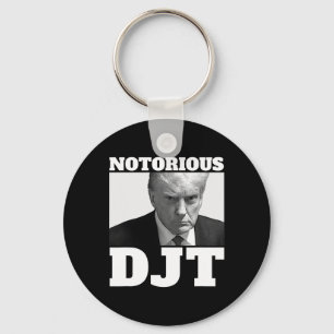 Djt President Trump 2024 Trump Mugshot Nyckelring