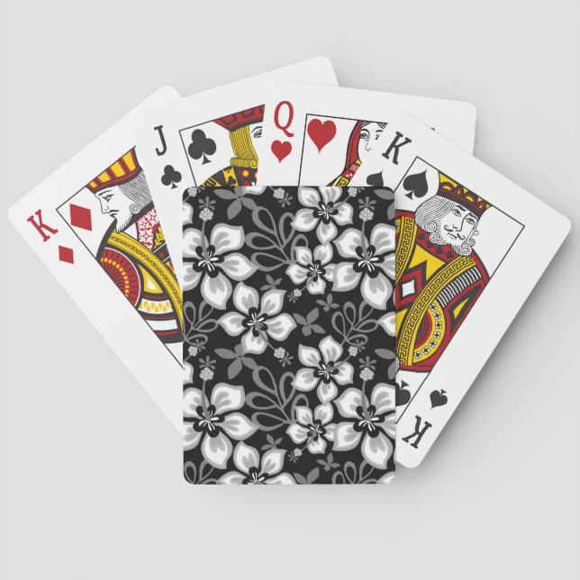 DJUNGEL SURFMÖNSTER I SVART CASINOKORT (Baksidan)