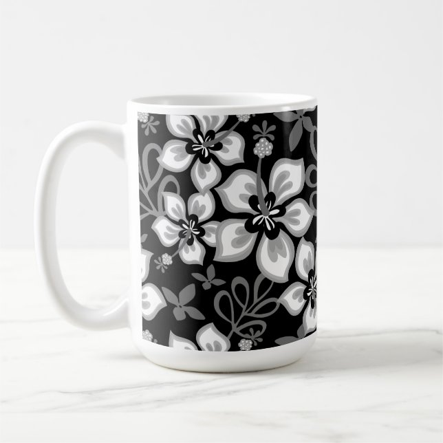 DJUNGEL SURFMÖNSTER I SVART KAFFEMUGG (Vänster)