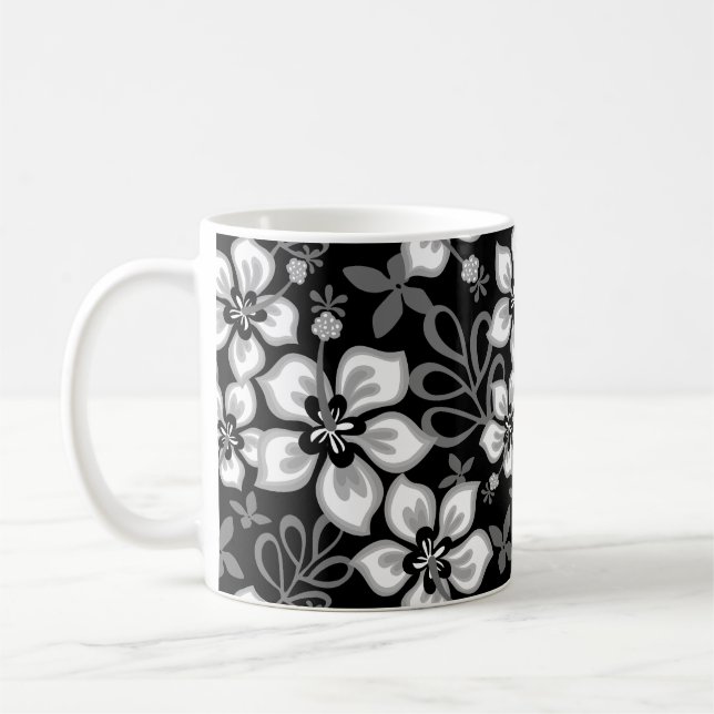 DJUNGEL SURFMÖNSTER I SVART KAFFEMUGG (Vänster)