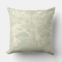 Djungel Toile-mönster Tropisk Scenisk Design