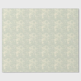 Djungel Toile Mönster Tropisk Scenisk Design Presentpapper