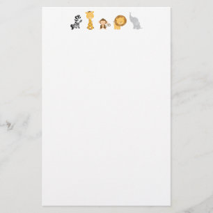 Djungelbabyar Brevpapper