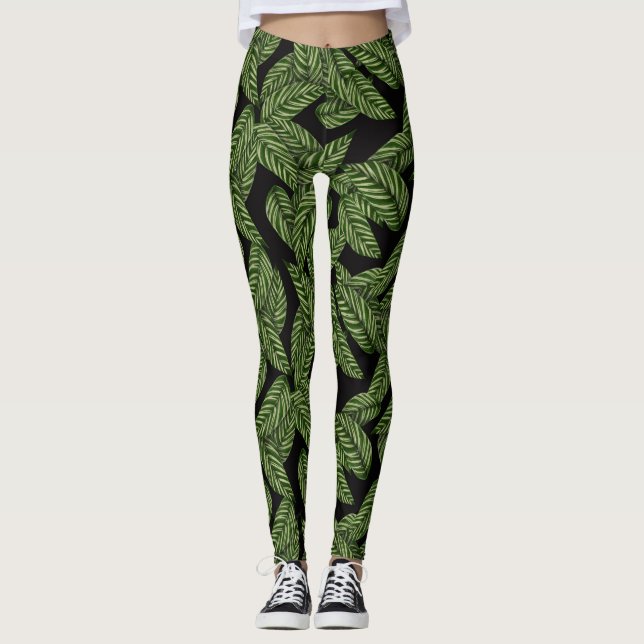 djungelblad legging (Framsida)