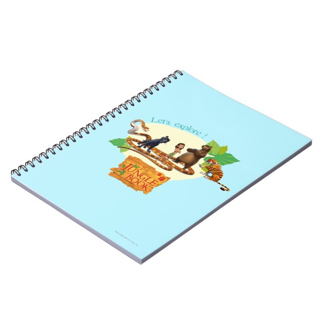 Djungelbokgruppen sköt 4 anteckningsbok med spiral (Vänstra Sidan)