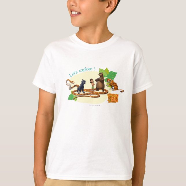 Djungelbokgruppen sköt 4 t shirt (Framsida)
