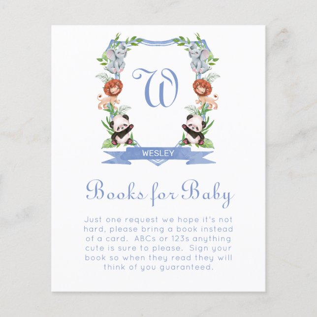 Djungeldjur Crest-böcker för baby (Framsida)